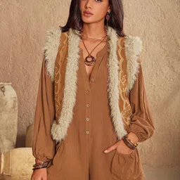 JC Mode Mandarin Collar Long Sleeves Playsuit image 4