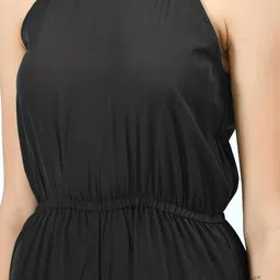 V&M Grey Halter Neck Basic Jumpsuit image 2