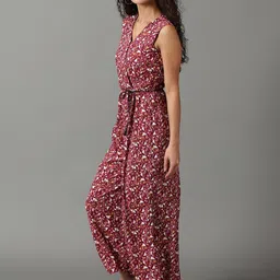 SHOWOFF Geometric Printed Culotte Jumpsuit image 3