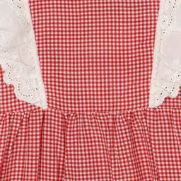 Nauti Nati Girls Checked With Ruffles Playsuit image 2