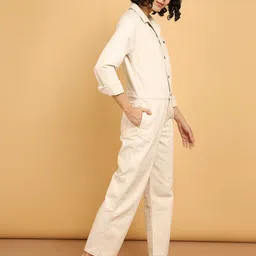 Wrangler Lapel Collar Cotton Basic Jumpsuit image 5