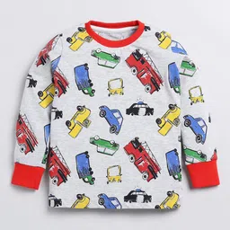 YK Boys Conversational Printed T-shirt With Pyjama image 3