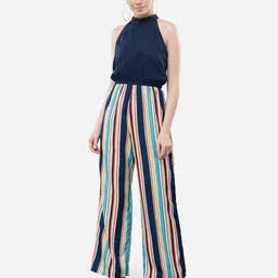 V&M Striped Sleeveless Basic Jumpsuit image 2