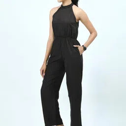 V&M Grey Halter Neck Basic Jumpsuit image 4