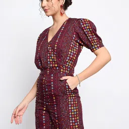 BRINNS Printed V-Neck Basic Jumpsuit image 4