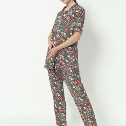 Bachuu Printed Shirt & Trousers Night suit image 2
