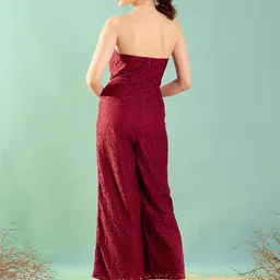 KASSUALLY Self Designed Strapless Corset Basic Jumpsuit image 5