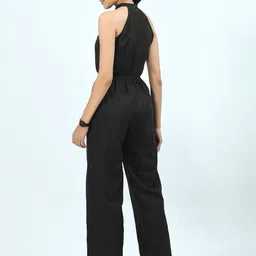 V&M Grey Halter Neck Basic Jumpsuit image 5
