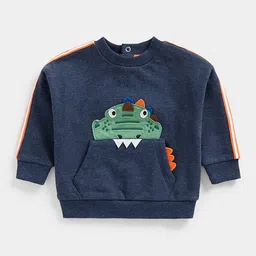 mothercare Boys Graphic Print Cotton Sweatshirt-picture-18