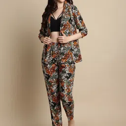 Boston Club Floral Printed Night suit-image-64