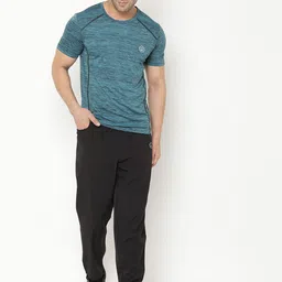 Chkokko Men Sea Green & Black Tracksuit-image-59