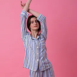 Ezme Studio Striped Long Sleeves Shirt & Trousers image 3