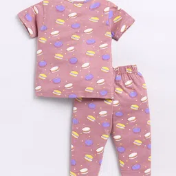 Clt.s Kids Conversational Printed Pure Cotton Night suit image 2