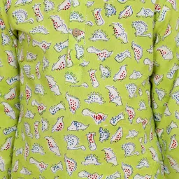 BAESD Boys Conversational Printed Pure Cotton Night suit image 5