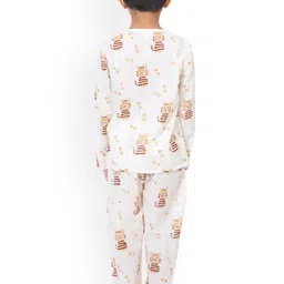 BAESD Boys Conversational Printed Pure Cotton Night suit image 2