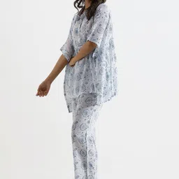 SANSKRUTIHOMES Printed Pure Cotton Night Suit image 2