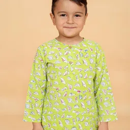 BAESD Boys Conversational Printed Pure Cotton Night suit image 4