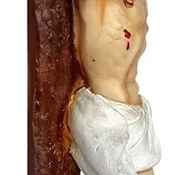 newven 16 inch christian Cross christian statues home decor items wall hangings statues of gods figurines decoration house warming gifts Decorative Showpiece - 41 cm image 3