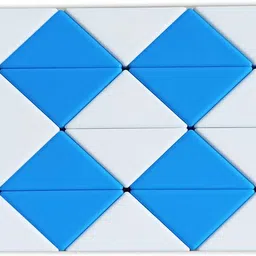 munishh Magic Snake 24 Blocks – Geometric Brain Teaser Twist Puzzle Toy for Kids image 1