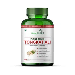 Simply Herbal Tongkat Ali Root Extract Capsules - 60 Capsules image 1