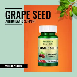Morpheme Remedies Grape Seed Extract (500 mg),  60 veggie capsule(s)  image 4