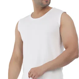 Selfcare Men’s Soft Polycotton Striped Thermal Sleeveless Round Neck Top|SW1028 Men Top Thermal image 4