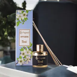 navfragrance Neroli Fragrance Reed Diffuser Sets with 6 Sticks For Room Freshener & Office Diffuser Set image 4