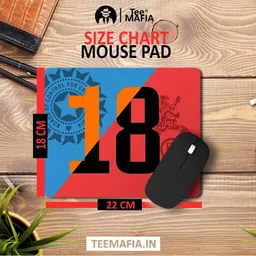 Tee Mafia Apna Kohli Layega Cricket 18 Mouse Pad Mousepad image 2