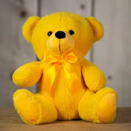 zoqqi Yellow Fur Teddy Bear Super Soft Plush/Soft Toy for Kids - 21 cm-picture-11
