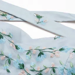 Ethnovog Green  Pink Embellished Sequinned Made to Measure Lehenga  Blouse With Dupatta image 2