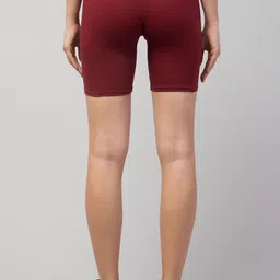 Apraa & Parma Women Pink Ombre Slim Fit Cycling Sports Shorts image 3