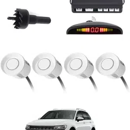 zplus 4White Parking Sensor With LED Display Increased Safety For Car-272 Safety of Passengers/Car One Alarm Kit-1553 Parking Sensor-picture-39