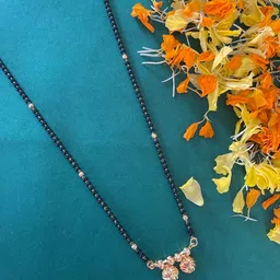 Digital Dress Room Gold-Plated Black Beaded Mangalsutra-image-91