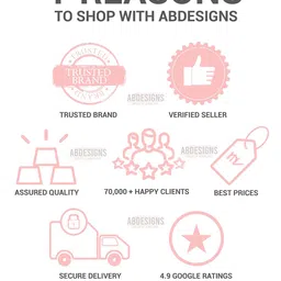 ABDESIGNS Silver-Plated Studded Mangalsutra image 5