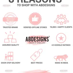 ABDESIGNS Silver Plated Stone Studded & Beaded Mangalsutra image 2