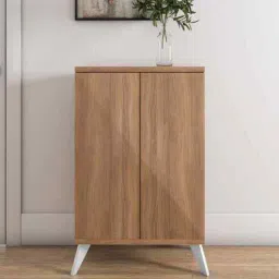 nilkamal Trixie 2 Door Shoe Cabinet In Oak Finish-picture-17