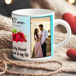 giventa Photo & Text Printed Cup For Birthday , White coffee mug (360 ml, Pack of 1) Ceramic Coffee Mug-picture-10