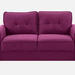 trevi furniture Aldrin Fabric 2 Seater Sofa In Mulberry Colour image 5