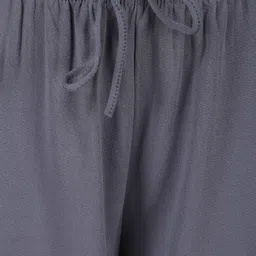 nelwin ji Pack of 2 Women Flared White, Grey Polycotton Trousers image 5