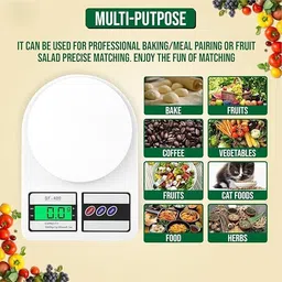 zimingsales Kitchen Weight Scale Diet Scale ( SF 400 ) (10 KG) Weighing Scale image 5