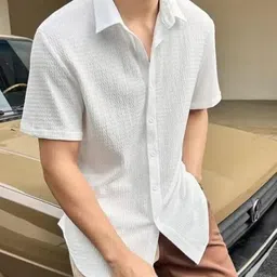 jax for Men Regular Fit Self Design Casual Shirt image 3