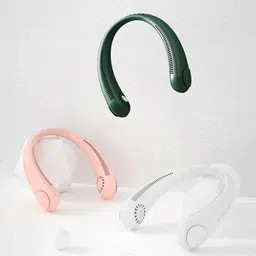 Radhe Neck Fan Bladeless Speeds Battery Operated Personal NF54 Neck Fan Bladeless Usb Cooler 78 USB Fan-picture-34