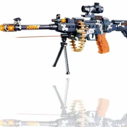 eticaf Machine Gun Toy with light and sound for kids 78 Guns & Darts image 3