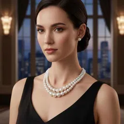 jewme Pearl Silver Necklace-picture-47