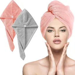 larger Microfiber 500 GSM Hair Towel image 1