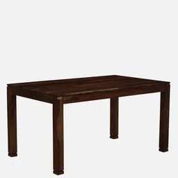 woodsworth from pepperfry Segur Sheesham Wood 6 Seater Dining Table In Provincial Teak Finish image 5
