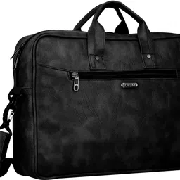 lorem Men & Women Black Messenger Bag - Extra Spacious image 3