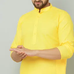 tsarina Men Cotton Blend Kurta Dhoti Pant Set image 5