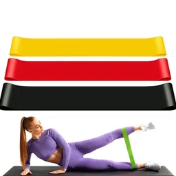touaretails Natural Latex Resistance Yoga Loop Band With 3 Level Fitness Resistance Bands multi-picture-25