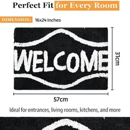 homestic by kuber industries Microfiber Door Mat image 2